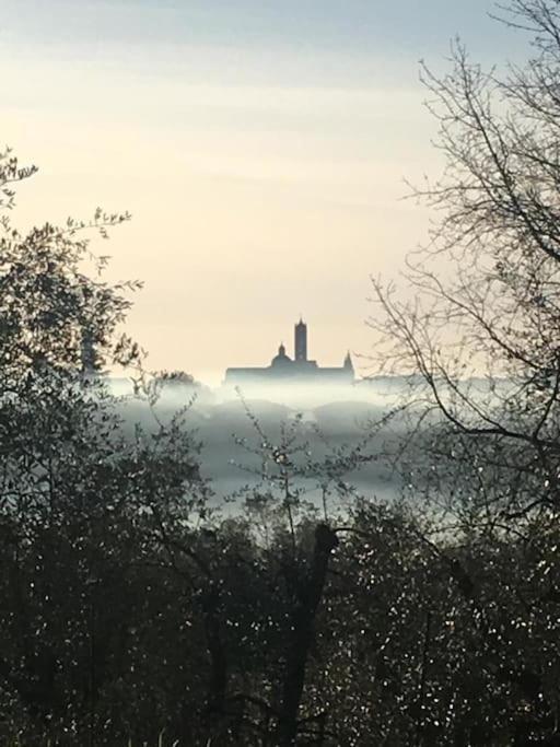 Apartmán Agli Olivi Di Marciano Siena Exteriér fotografie